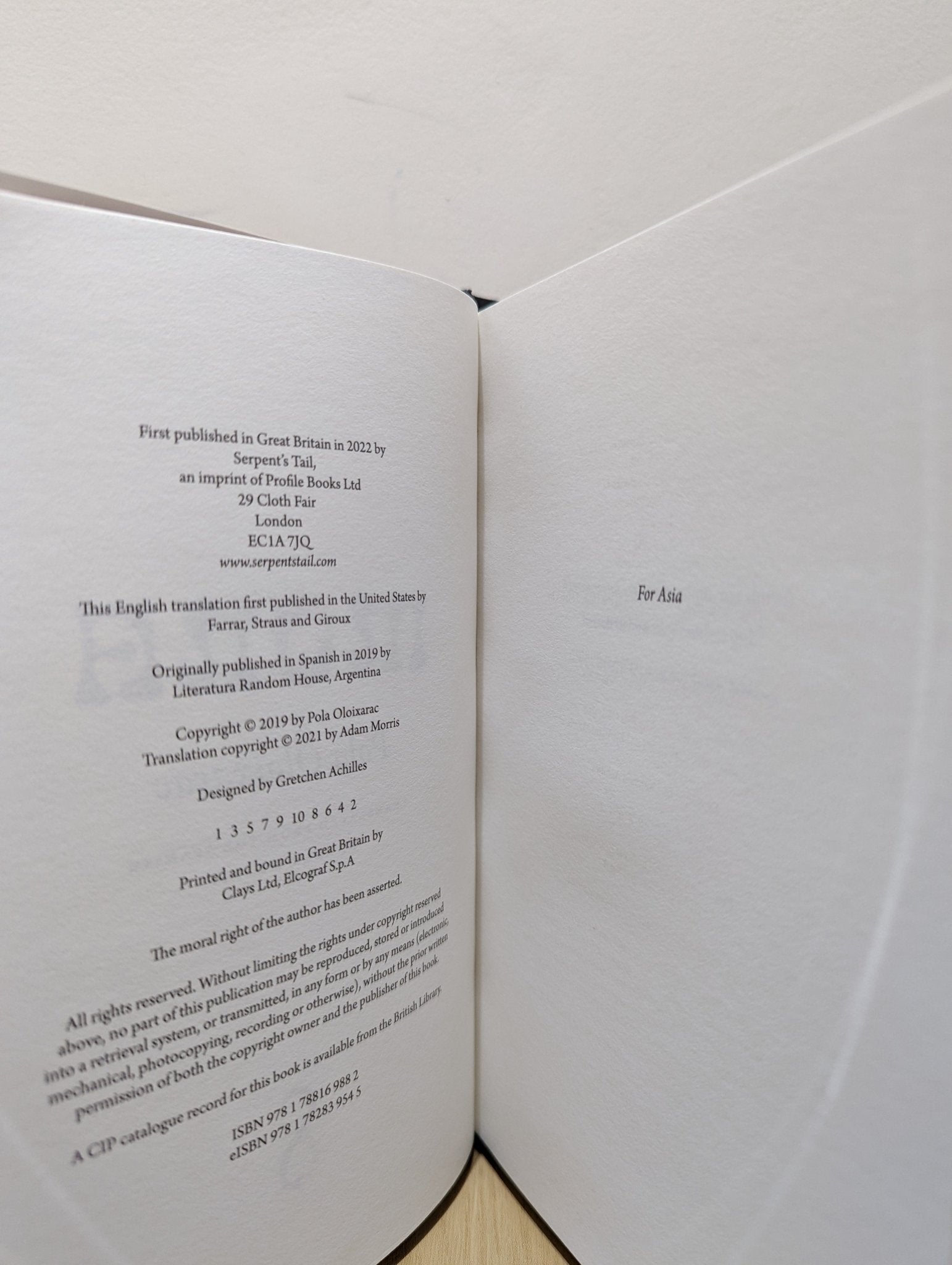 Mona by Pola Oloixarac (Signed First Edition) - Fialta Books