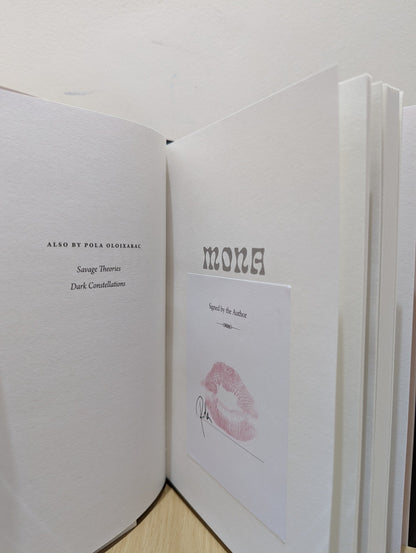Mona by Pola Oloixarac (Signed First Edition) - Fialta Books