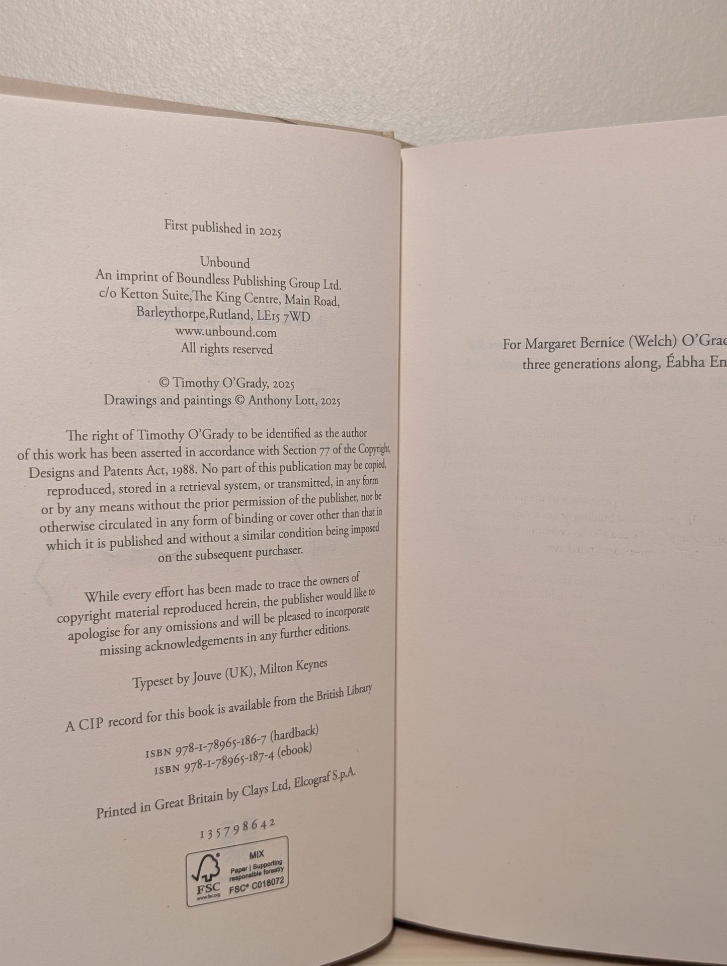 Monaghan by Timothy O'Grady (Signed First Edition) - Fialta Books