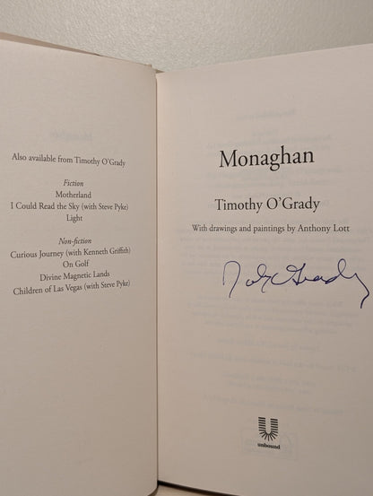 Monaghan by Timothy O'Grady (Signed First Edition) - Fialta Books