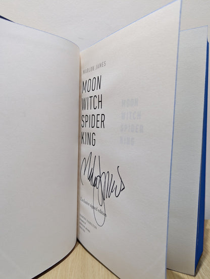 Moon Witch, Spider King: Dark Star Trilogy 2 by Marlon James (Signed First Edition with sprayed edges) - Fialta Books