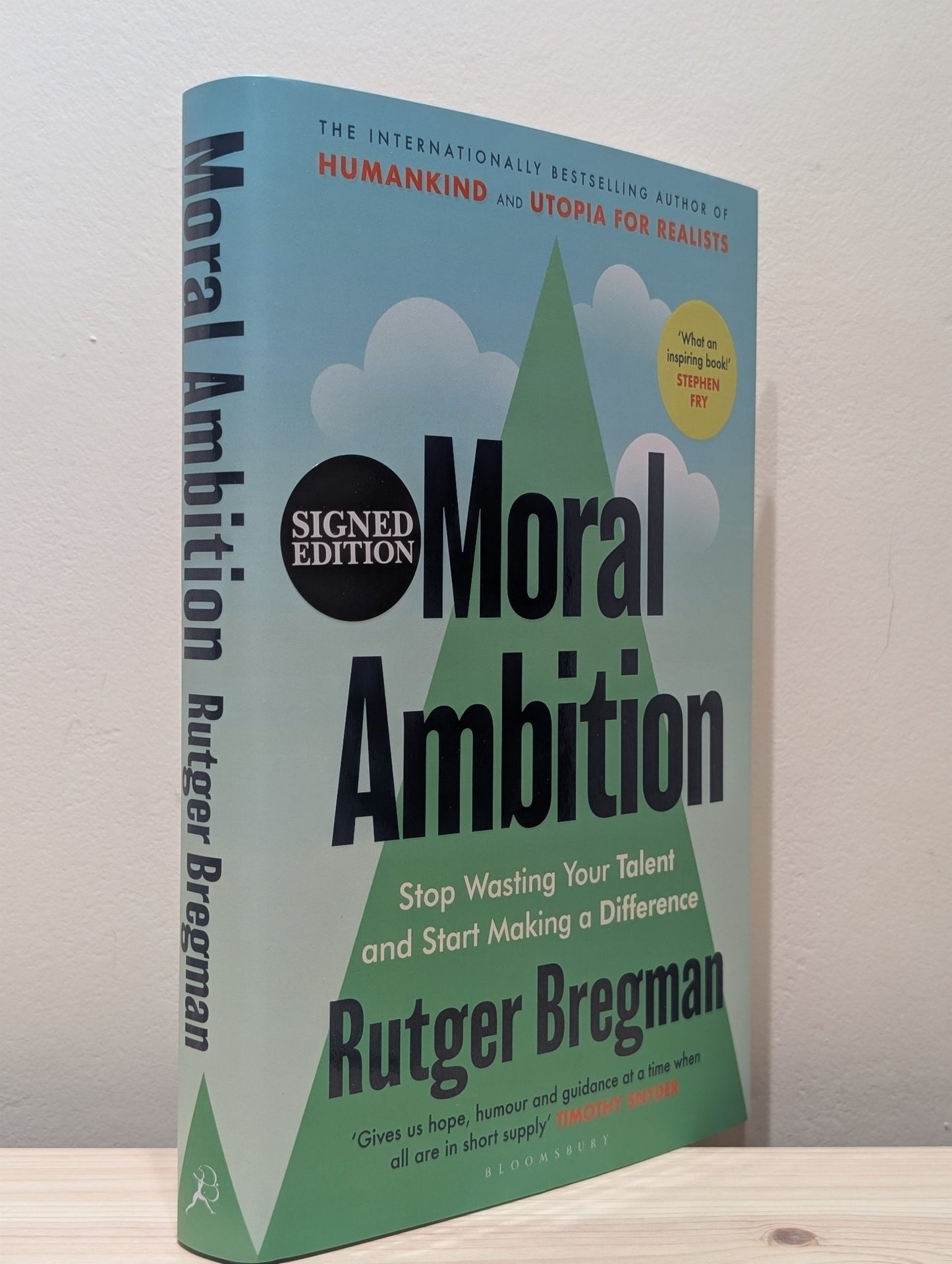 Moral Ambition by Rutger Bregman (Signed First Edition) - Fialta Books