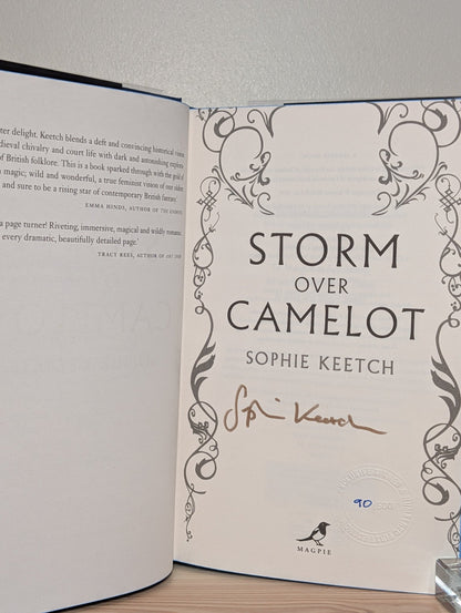 Morgan Is My Name; Le Fay; Storm over Camelot by Sophie Keetch (Signed Set with sprayed edges) - Fialta Books