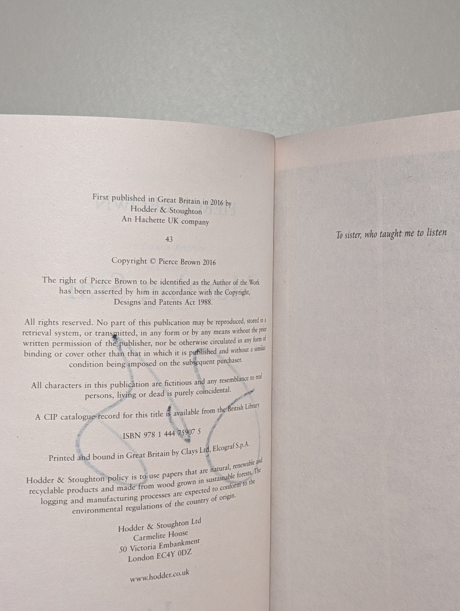 Morning Star by Pierce Brown (Signed Paperback Edition) - Fialta Books