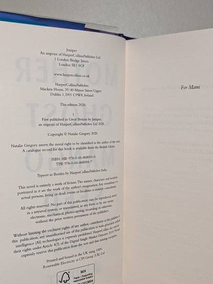 Mother Ghost Mango Seed by Natalie Gregory (Signed First Edition) - Fialta Books
