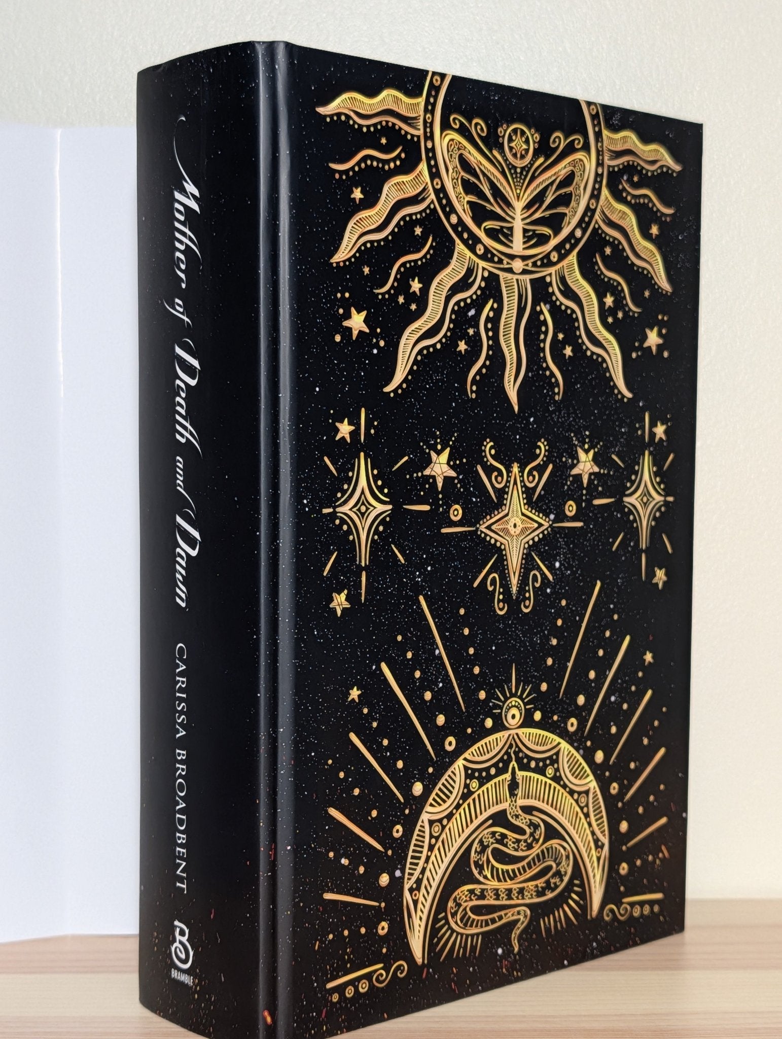 Mother of Death and Dawn by Carissa Broadbent (Signed First Edition with sprayed edges) - Fialta Books