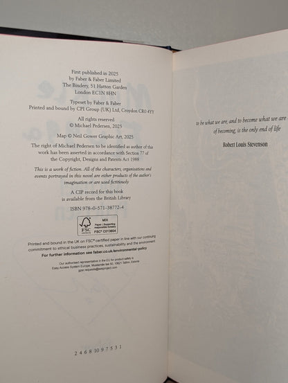 Muckle Flugga by Michael Pedersen (Signed First Edition with sprayed edges) - Fialta Books