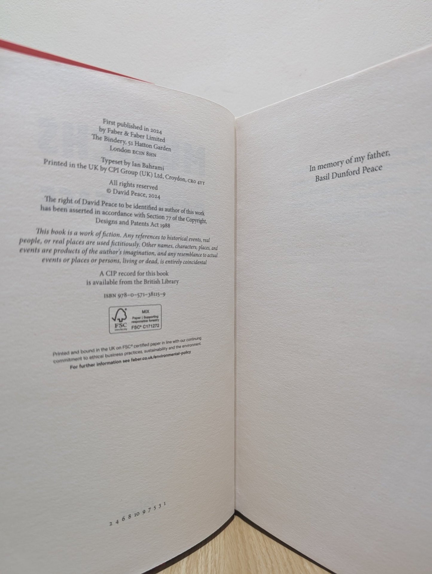 Munichs: A Novel by David Peace (Signed First Edition) - Fialta Books