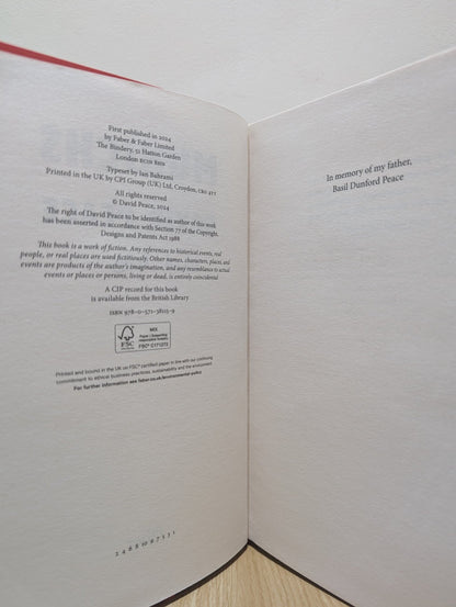 Munichs: A Novel by David Peace (Signed First Edition) - Fialta Books