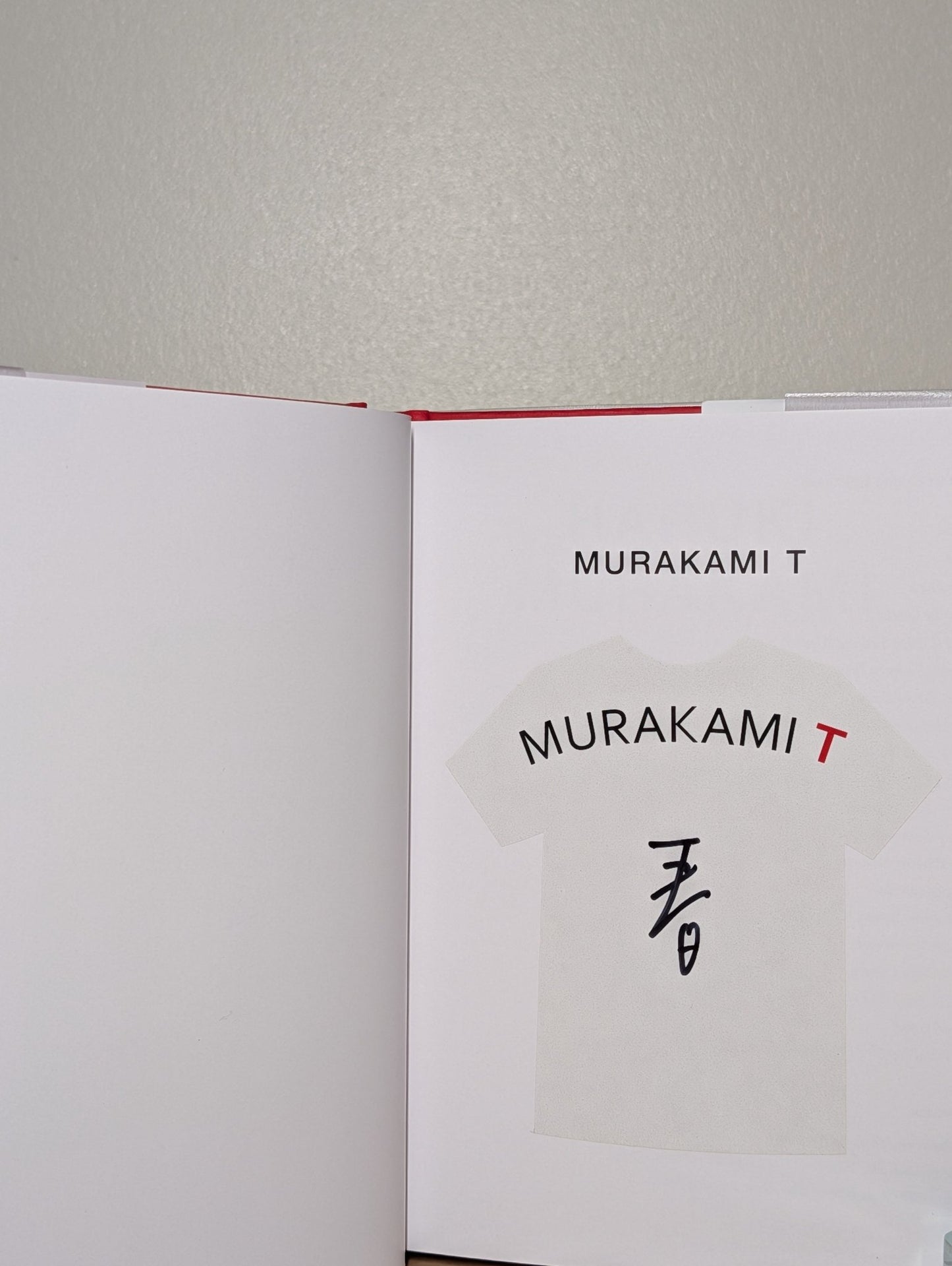 Murakami T: The T-Shirts I Love by Haruki Murakami (Signed First Edition) - Fialta Books