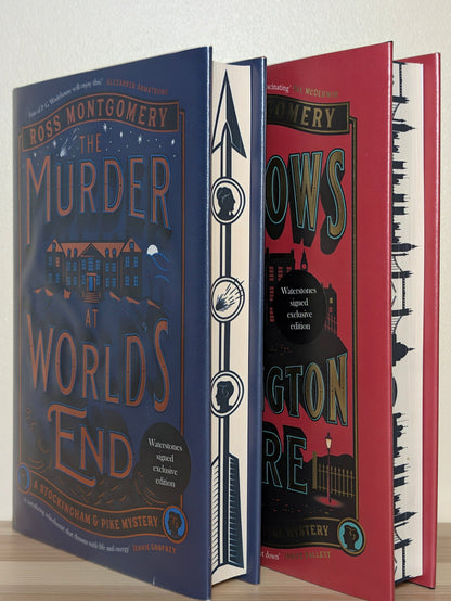 Murder at World's End; Shadows of Kensington Gore by Ross Montgomery (Signed First Edition with sprayed edges) - Fialta Books