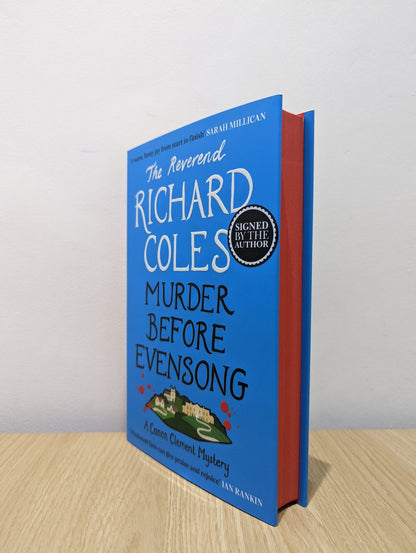 Murder Before Evensong by Reverend Richard Coles (Signed First Edition with sprayed edges) - Fialta Books