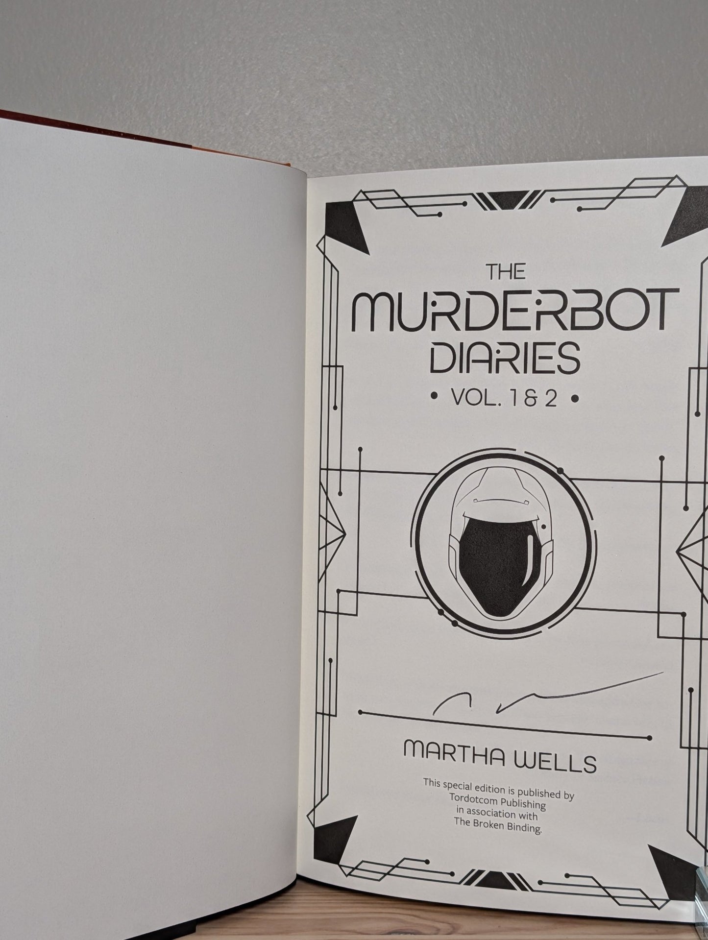 Murderbot Diaries by Martha Wells (Signed Newl Edition with sprayed edges) - Fialta Books
