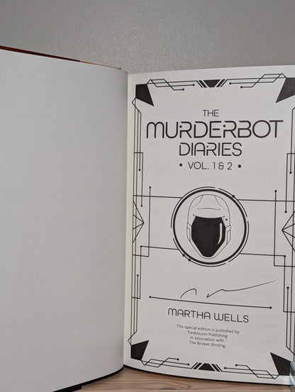 Murderbot Diaries by Martha Wells (Signed Newl Edition with sprayed edges) - Fialta Books