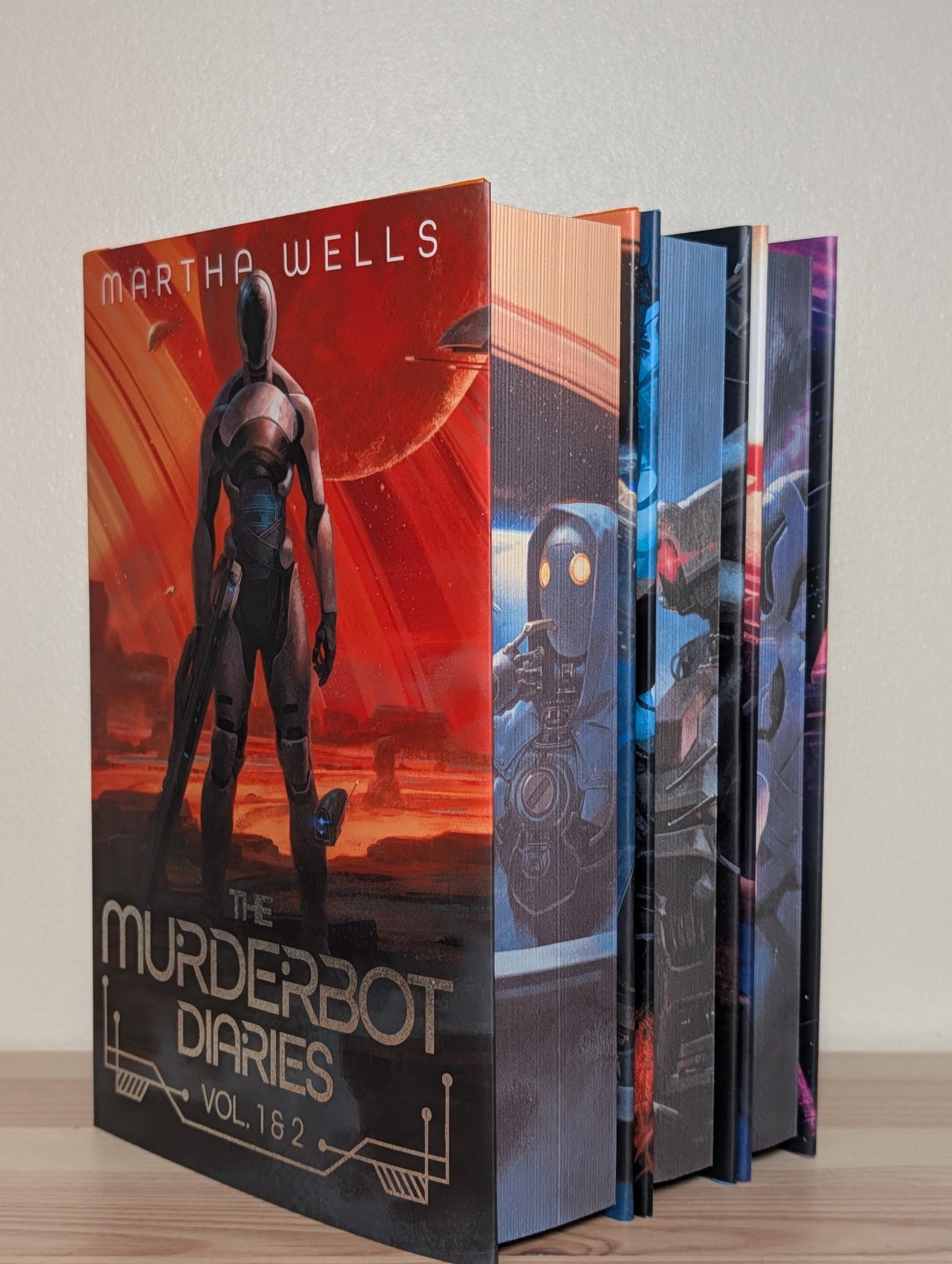 Murderbot Diaries by Martha Wells (Signed Newl Edition with sprayed edges) - Fialta Books