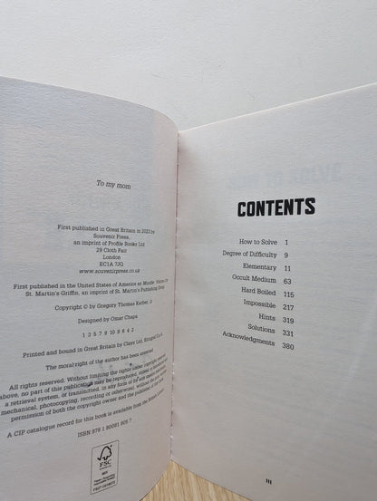 Murdle: More Killer Puzzles by G.T Karber (Signed First Edition) - Fialta Books