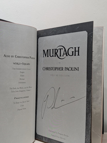 Murtagh: The World of Eragon by Christopher Paolini (Signed Deluxe Edition with sprayed edges) - Fialta Books