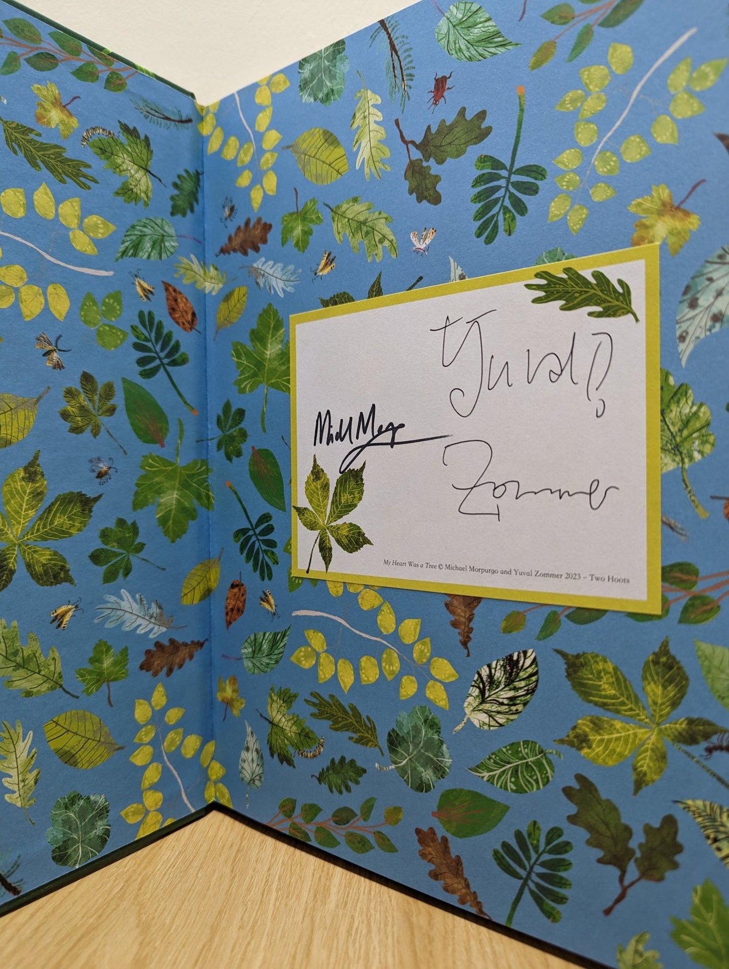 My Heart was a Tree by Michael Morpurgo (Signed First Edition) - Fialta Books