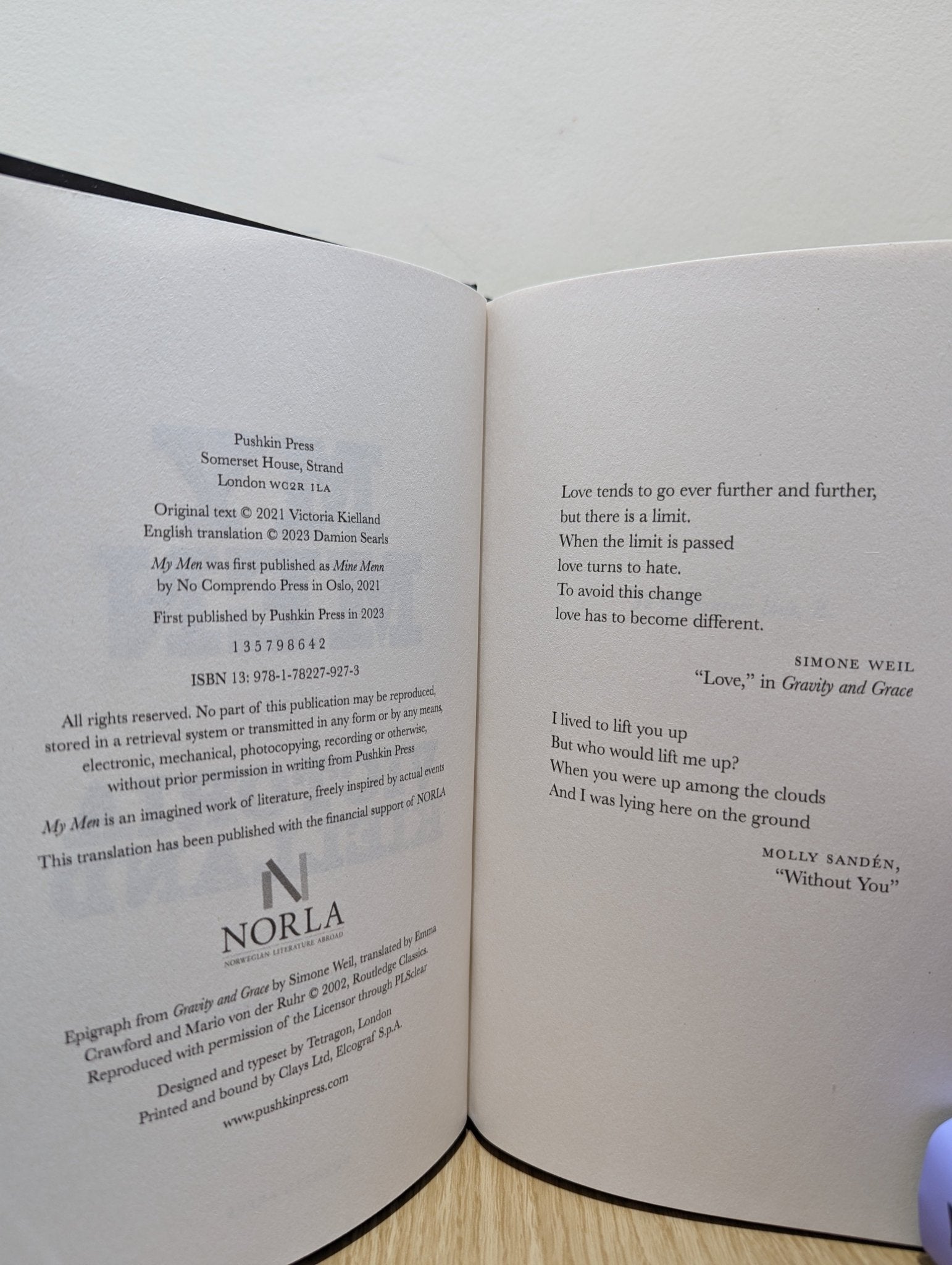 My Men by Victoria Kielland (First Edition) - Fialta Books