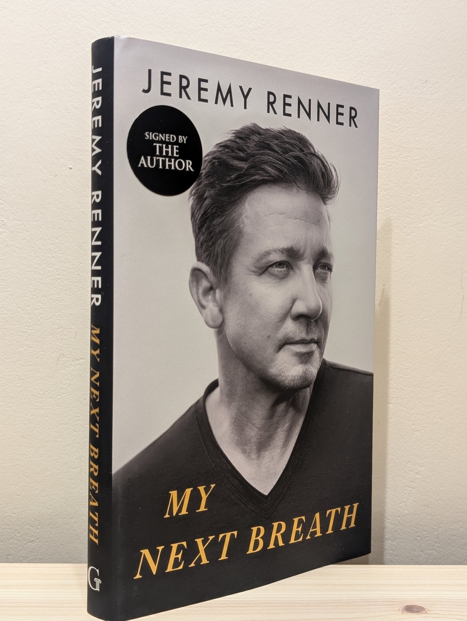 My Next Breath by Jeremy Renner (Signed First Edition) - Fialta Books