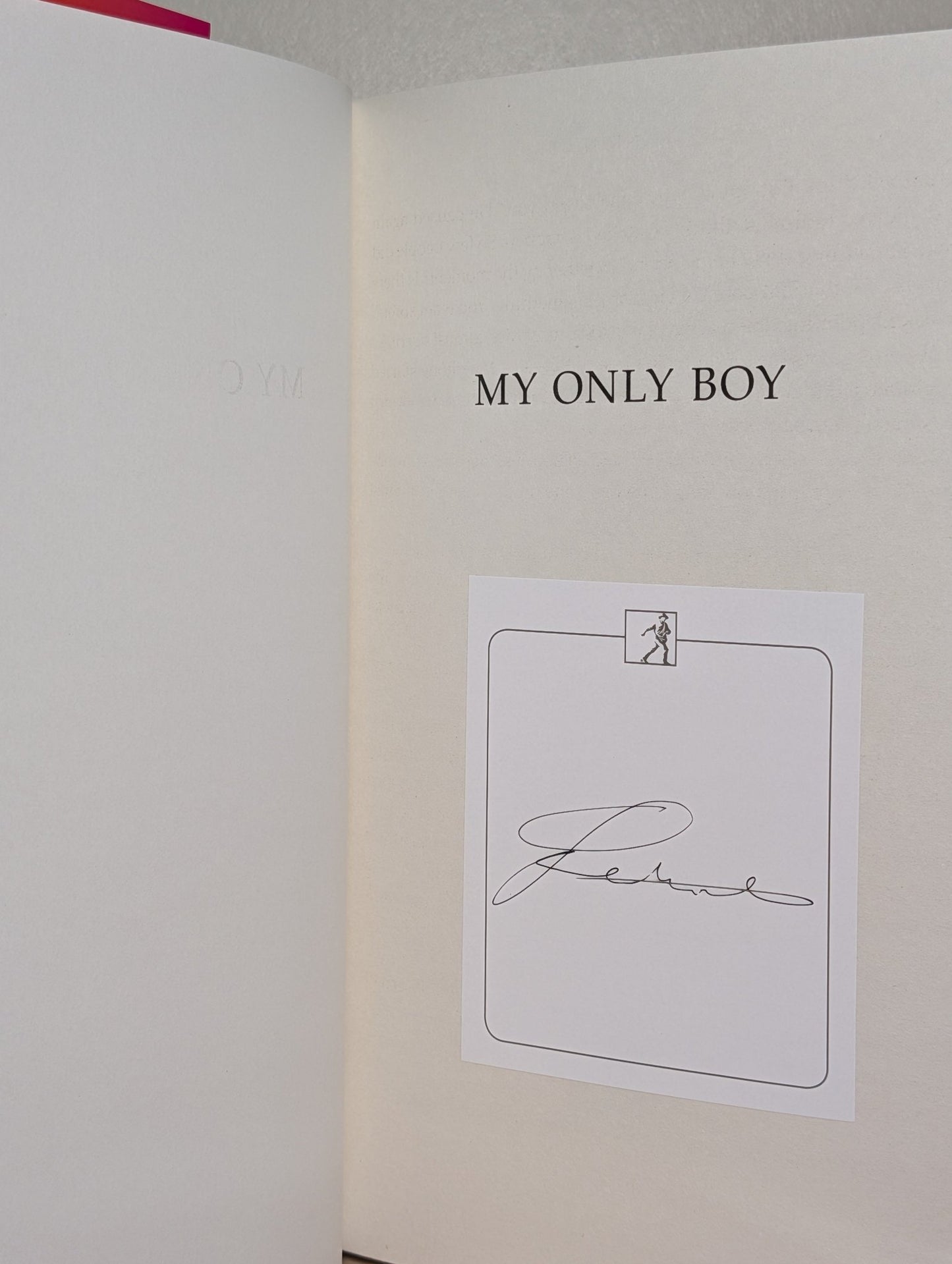 My Only Boy by Rosa Rankin-Gee (Signed First Edition) - Fialta Books