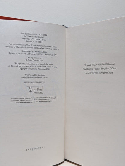 My Roman Year by Andre Aciman (Signed First Edition) - Fialta Books