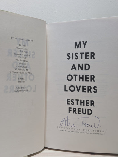 My Sister and Other Lovers by Esther Freud (Signed First Edition) - Fialta Books