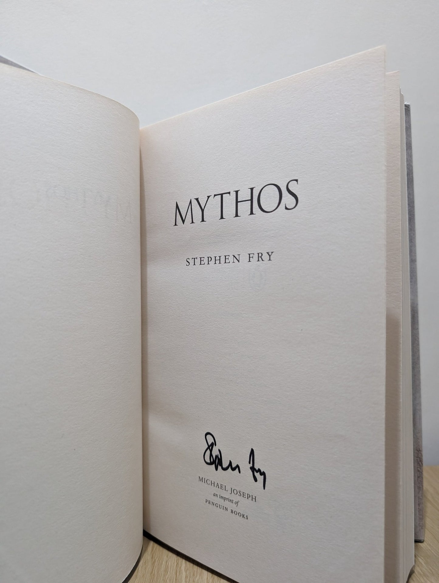 Mythos; Heroes; Troy by Stephen Fry - Fialta Books