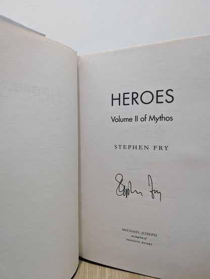 Mythos; Heroes; Troy by Stephen Fry - Fialta Books