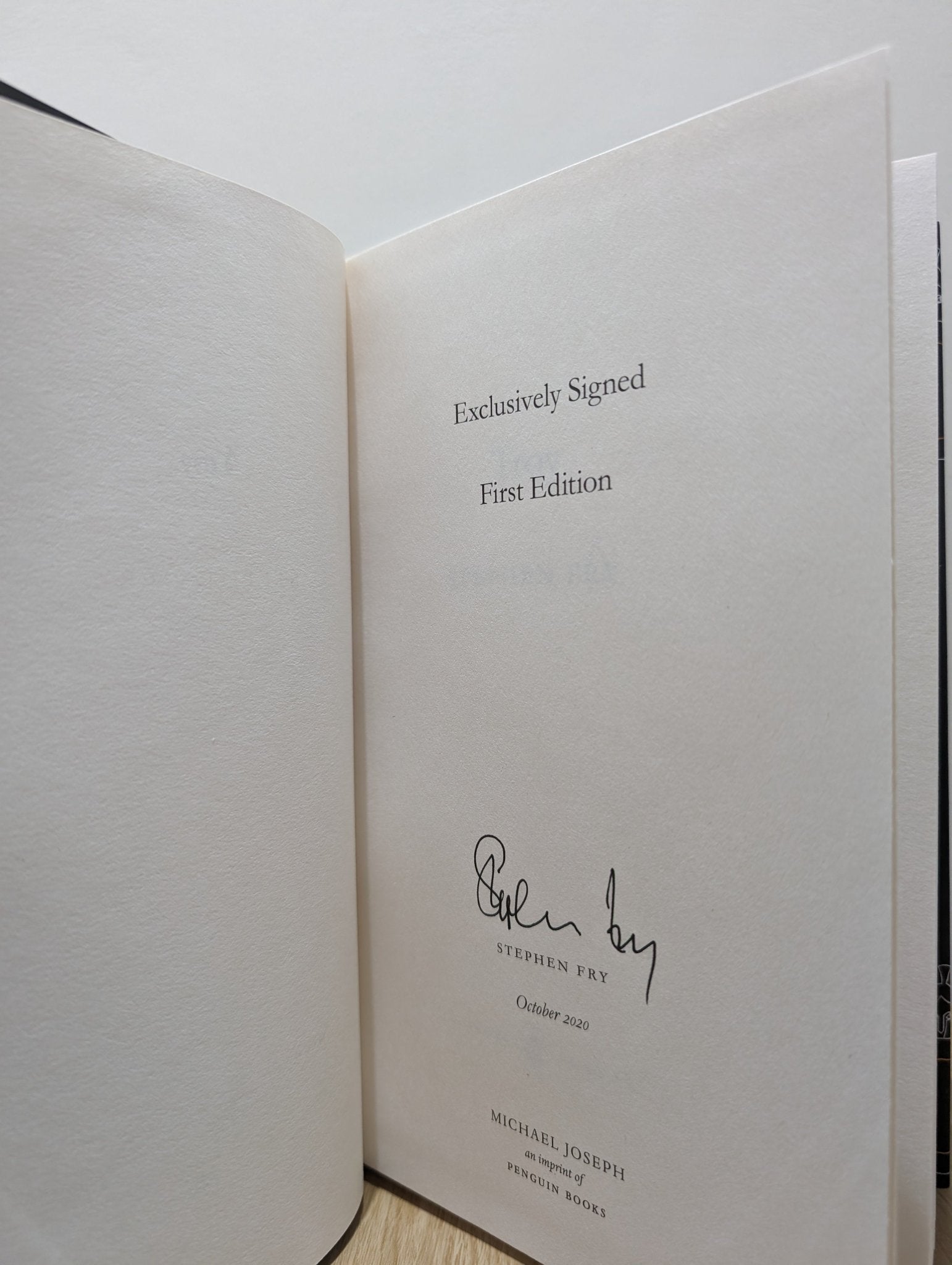 Mythos; Heroes; Troy by Stephen Fry (Signed First Edition) - Fialta Books