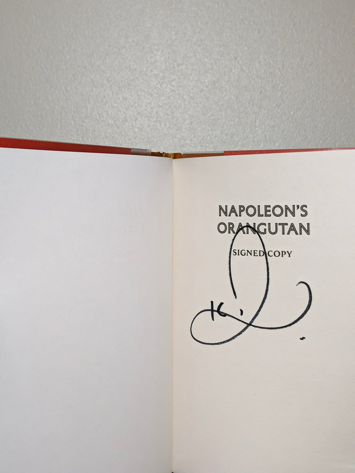 Napoleon's Orangutan by Katherine Rundell (Signed First Edition) - Fialta Books