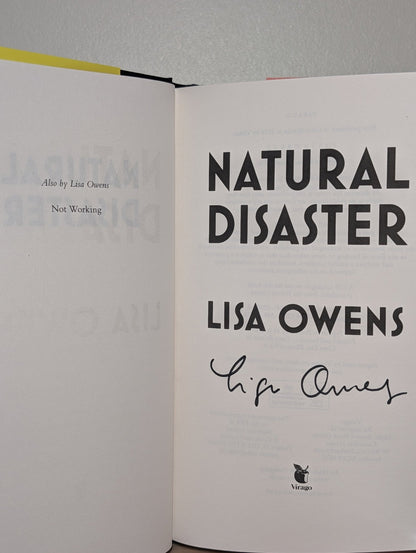 Natural Disaster by Lisa Owens (Signed First Edition) - Fialta Books