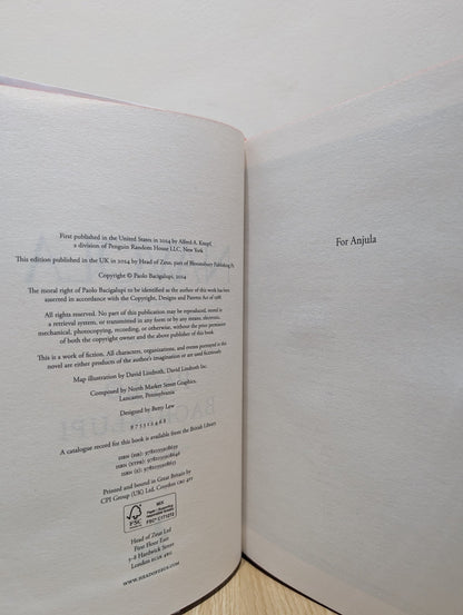 Navola by Paolo Bacigalupi (Signed First Edition with sprayed edges) - Fialta Books