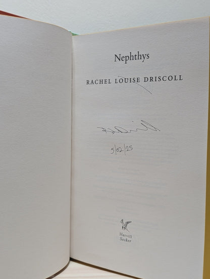Nephthys by Rachel Louise Driscoll (Signed Dated First Edition with sprayed edges) - Fialta Books