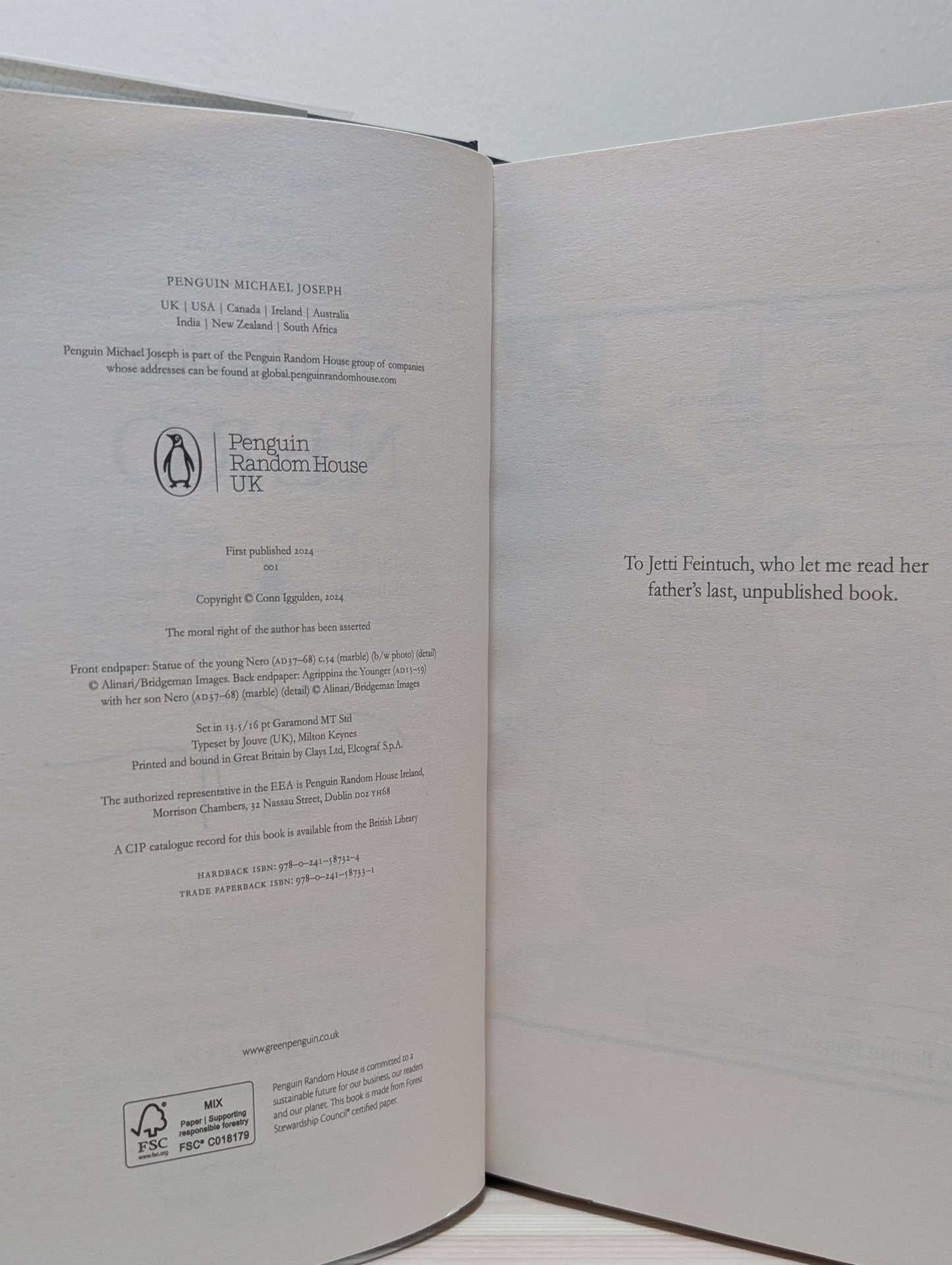 Nero; Tyrant by Conn Iggulden (Signed First Edition Set) - Fialta Books