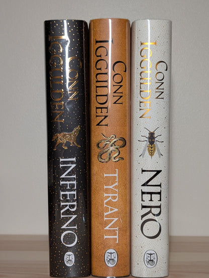 Nero; Tyrant; Inferno by Conn Iggulden (Signed First Edition Set) - Fialta Books