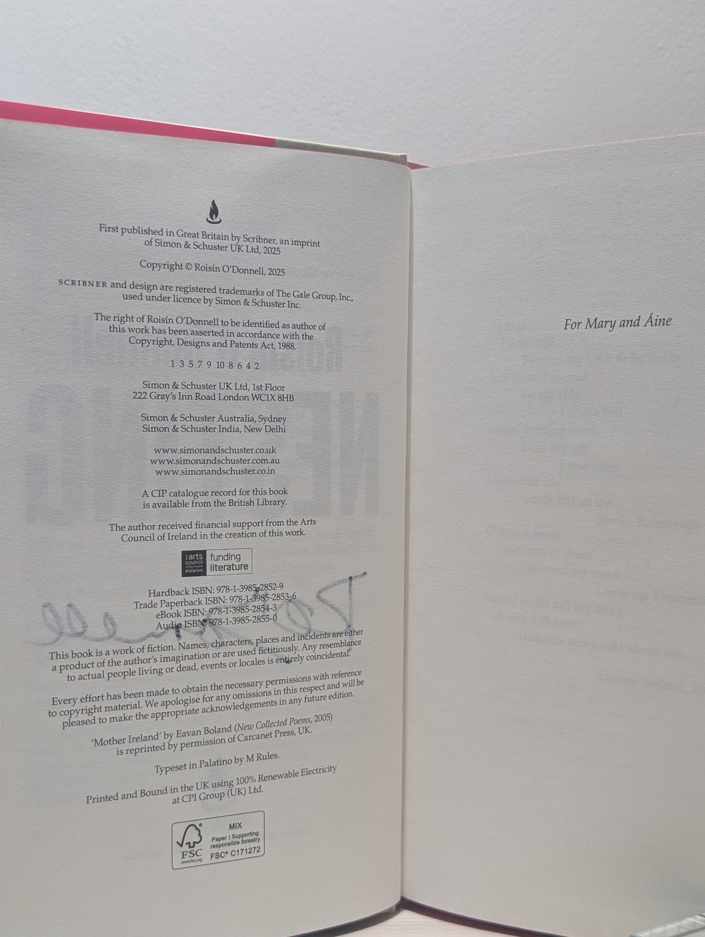 Nesting by Roisin O'Donnell (Signed First Edition with sprayed edges) - Fialta Books