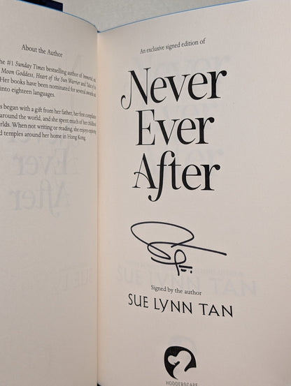Never Ever After by Sue Lynn Tan (Signed First Edition with sprayed edges) - Fialta Books