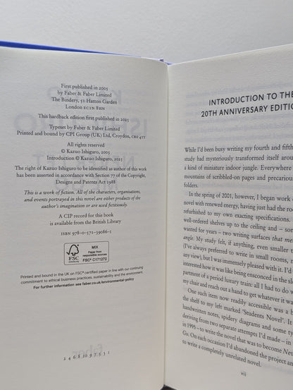 Never Let Me Go: Signed Anniversary Edition by Kazuo Ishiguro - Fialta Books