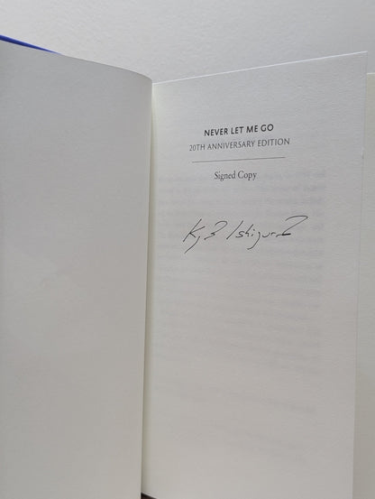 Never Let Me Go: Signed Anniversary Edition by Kazuo Ishiguro - Fialta Books