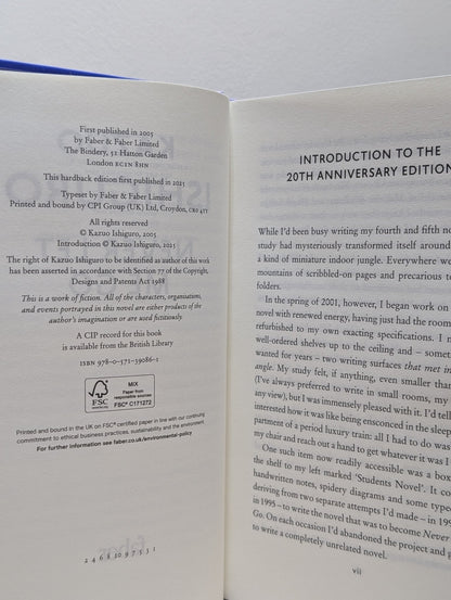 Never Let Me Go: Signed Twentieth Anniversary Edition by Kazuo Ishiguro - Fialta Books