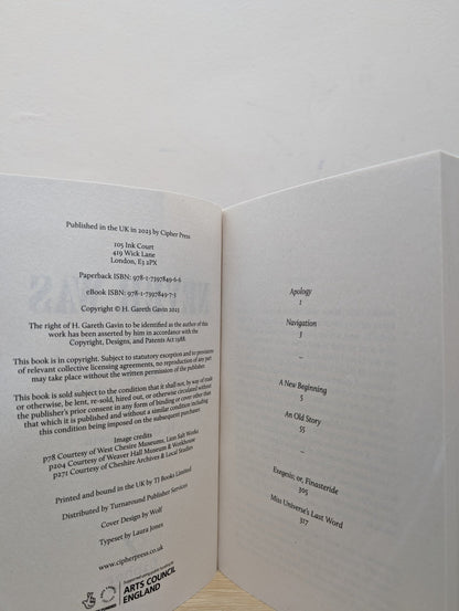 Never Was by H. Gareth Gavin (Signed Dated First Edition) - Fialta Books