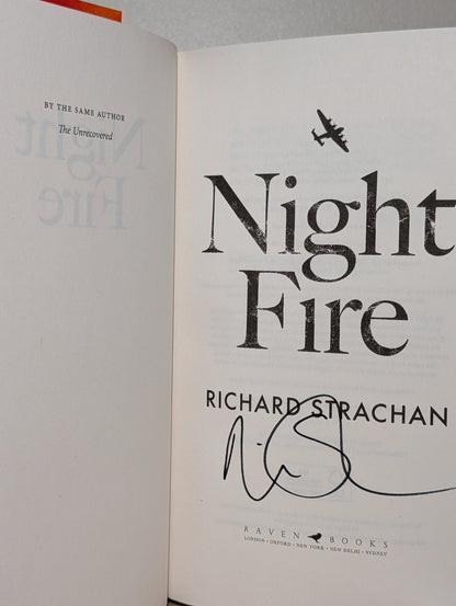 Night Fire by Richard Strachan (Signed First Edition) - Fialta Books