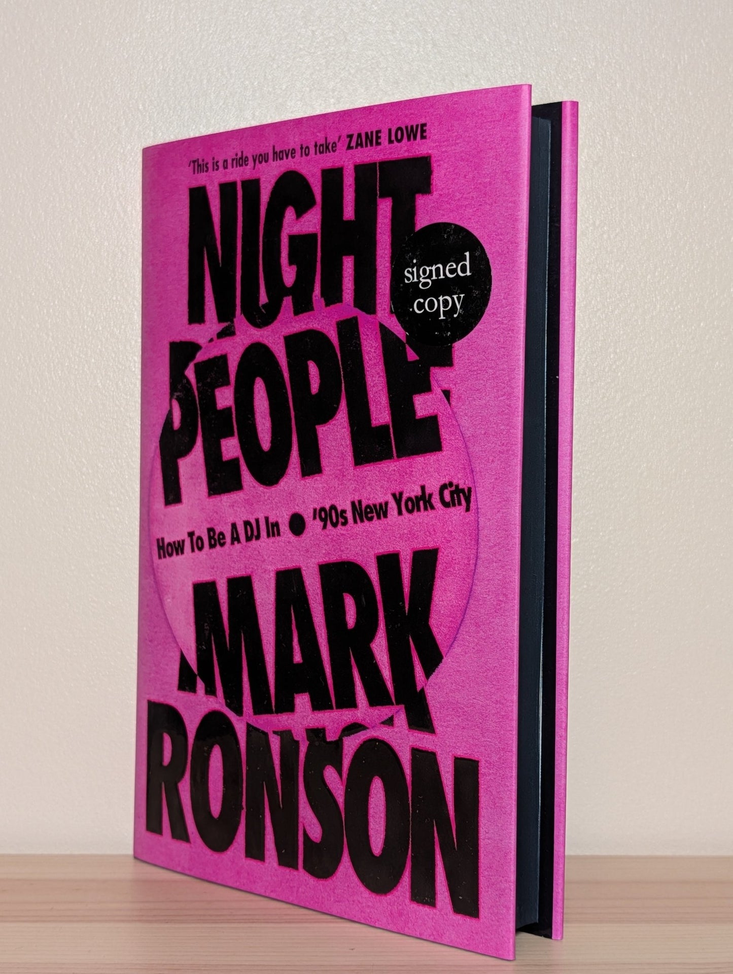 Night People by Mark Ronson (Signed First Edition) - Fialta Books