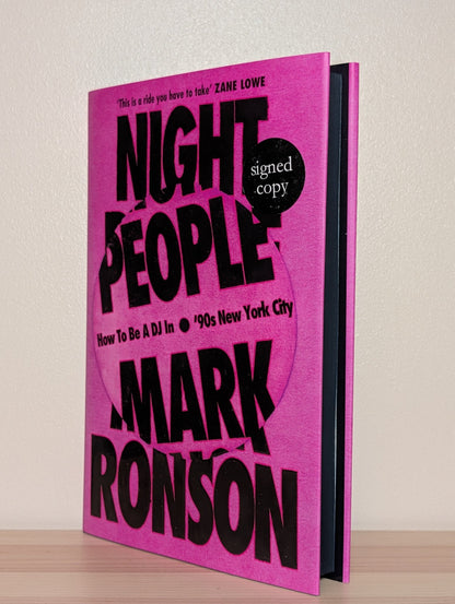 Night People by Mark Ronson (Signed First Edition) - Fialta Books