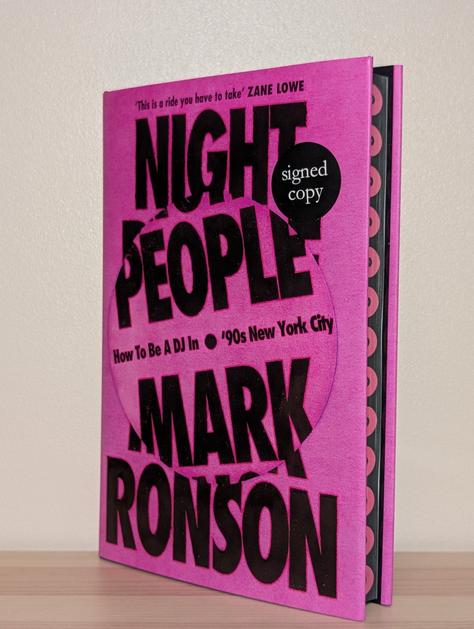 Night People by Mark Ronson (Signed First Edition with sprayed edges ...