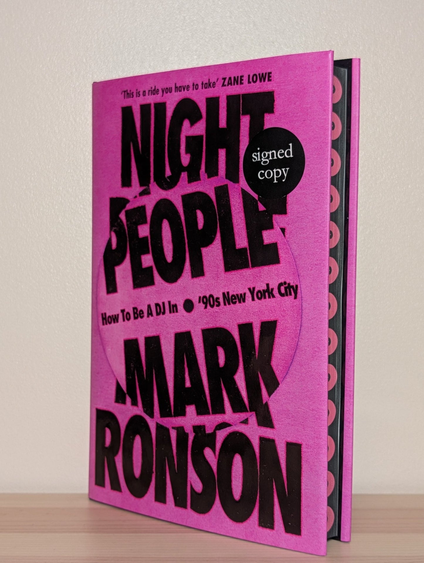 Night People by Mark Ronson (Signed First Edition with sprayed edges) - Fialta Books