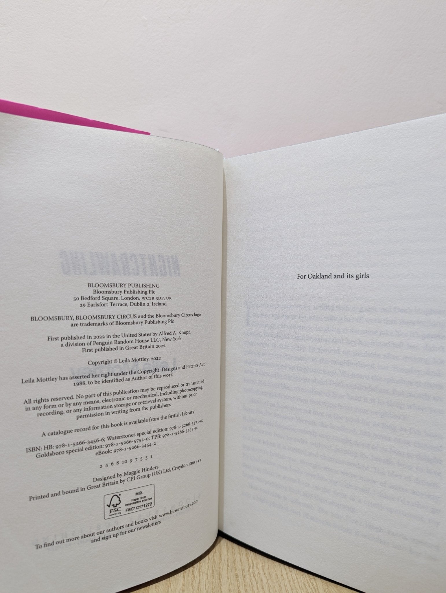 Nightcrawling by Leila Mottley (First Edition with sprayed edges) - Fialta Books