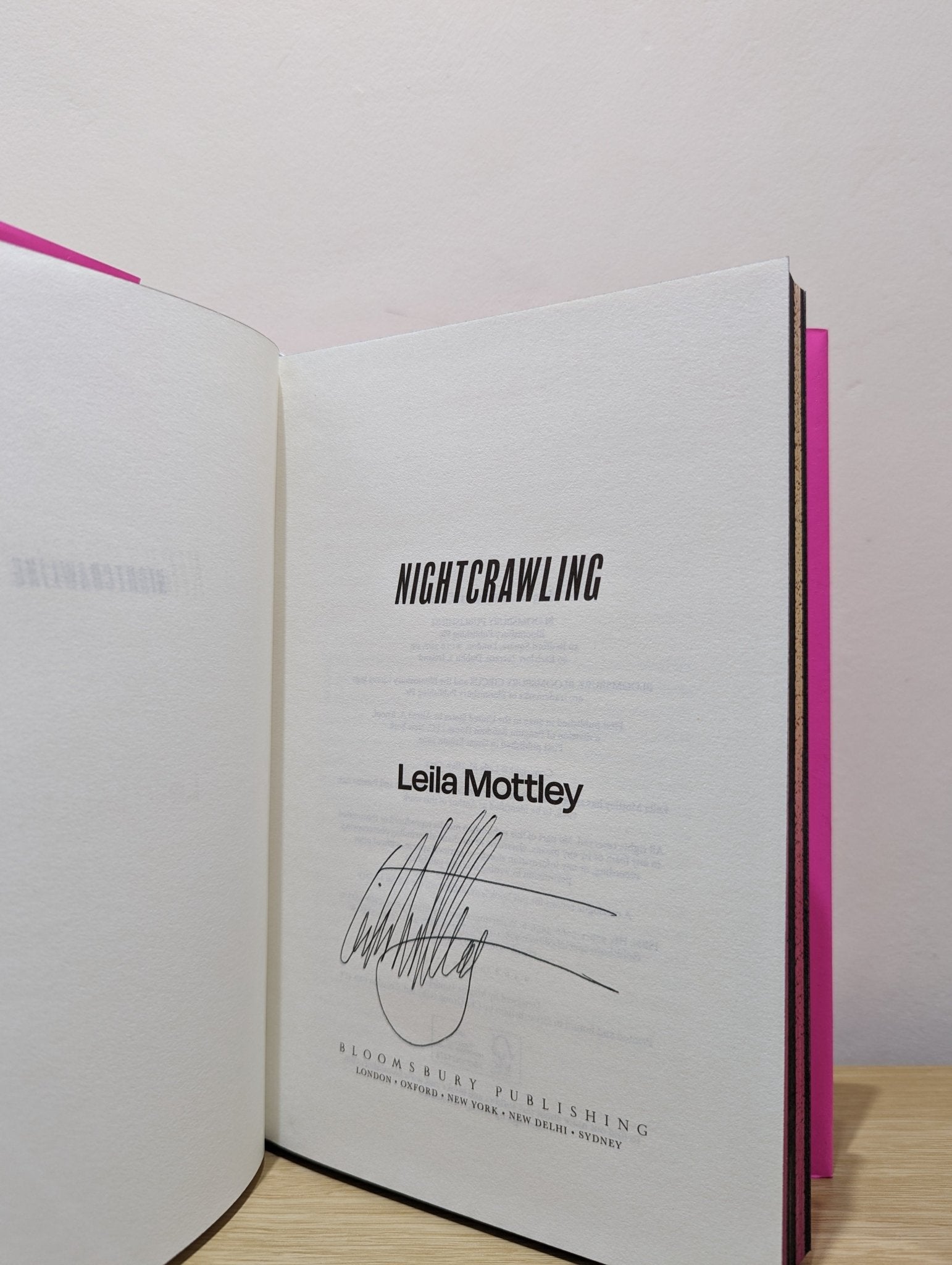 Nightcrawling by Leila Mottley (Signed First Edition with sprayed edges) - Fialta Books