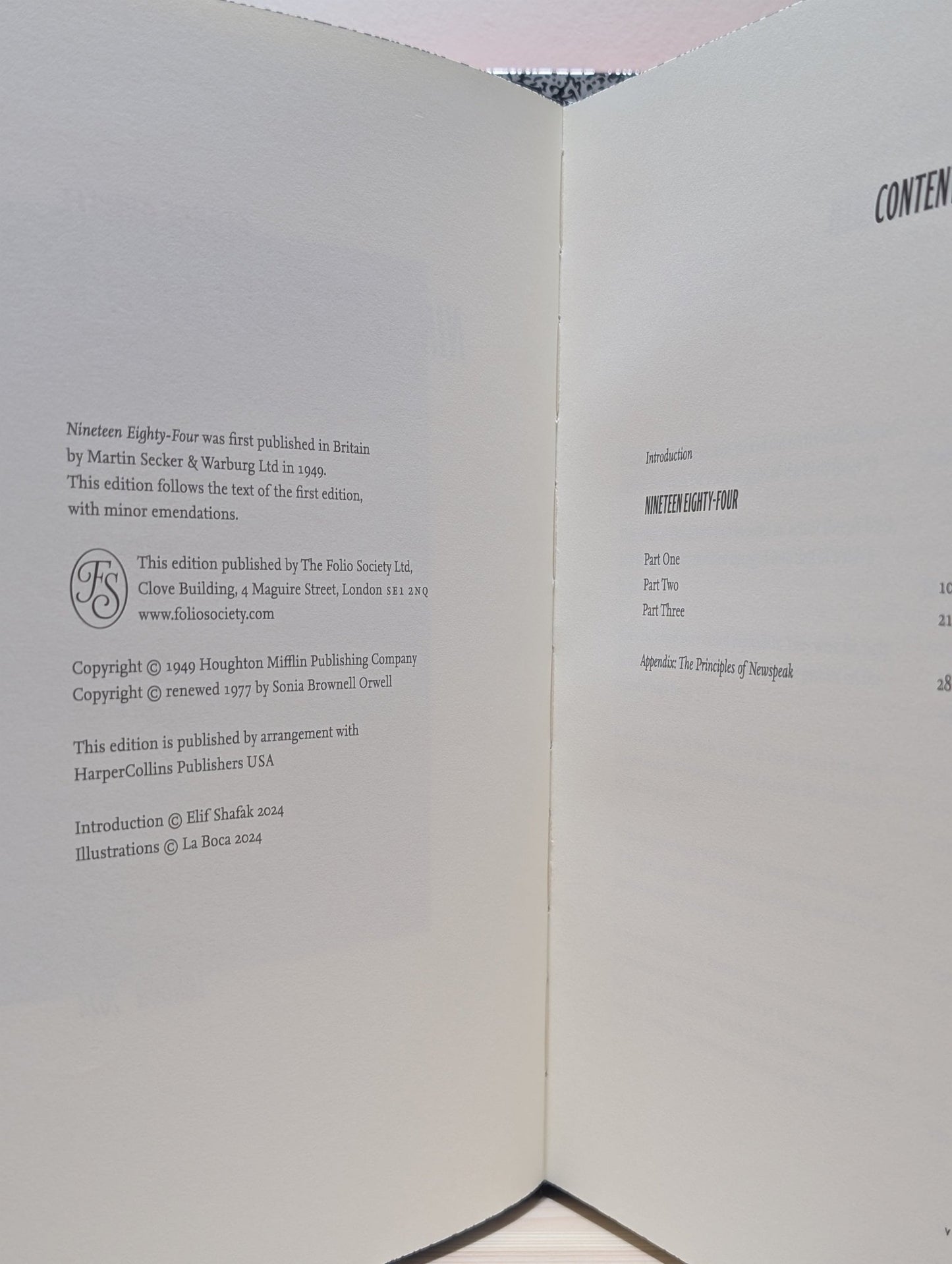 Nineteen Eighty - Four by George Orwell (Folio Limited Edition) - Fialta Books